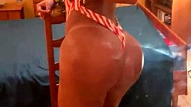 Beautiful Brazilian Transsexual with Big Ass Gets Fucked