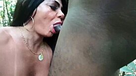 i suck black uber guy's cock and he cums in my mouth