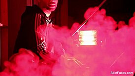 Yo, Skin Diamond getting wild behind the scenes with hardcore banging