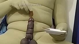 Hey, are you into zentai slave play with food fetish and rope bondage on penis?