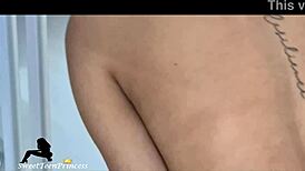 He pissed on me while I masturbated watching her hot video and came hard