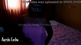 indian sexy teen 18+ shows her big ass and tits nude in mother-in-law roleplay.