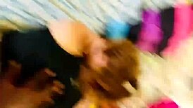 Blue-Eyed Girlfriend Sparks Intense Homemade Interracial Action