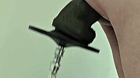 Watch that monster black dildo fuck my ass on the machine!