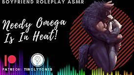 Needy omega in heat with boyfriend roleplay ASMR
