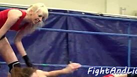 Amateur Babes Wrestle Hard Before Diving into Intense Pussylicking Action.