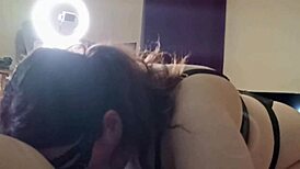 Bbw Girl Performs Intense Throat Action For Her Master