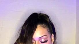 mia says, 'i'm sucking my big dildo named big john'