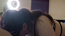 Bbw Girl Performs Intense Throat Action For Her Master