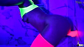 Duke Update: Curly Teaser In Lingerie Fun