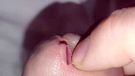 Messy Edging Session Leaves Twink Cock Throbbing with Vocal Cumshot