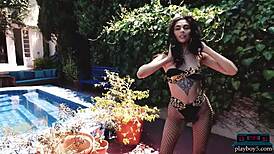 playboy5 com - big hairy bush milf with a round ass shannon hades shows it all for playboy