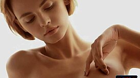 petite teen model strips down and flaunts every inch of her tight body, wow!