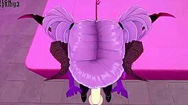 In a fantasy realm, Personal Succubus 2 seduces Vice General Fleurety. POV sex unfolds in Cryptids legend.