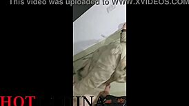 argentinian girl begs me to fuck her by the elevator in medellin