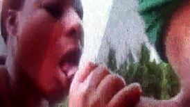 i watch her suck that big pumper dick so good, it's amazing