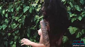 playboy5 com - big hairy bush milf with a round ass shannon hades shows it all for playboy