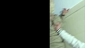 argentinian girl begs me to fuck her by the elevator in medellin