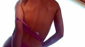 Lexy Lohan teases with roses in a hot STRIPTEASE