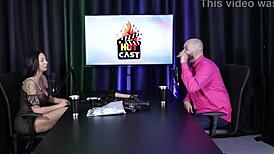 Paulo Avelar enjoys secret pleasures with sheer red lingerie models