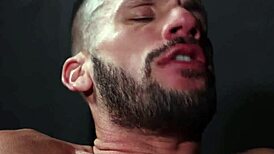 Hot gay bareback scene with Marco Lorenzo and Max Romano