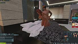 Mercedes出轨妻被骗吸大屌内射