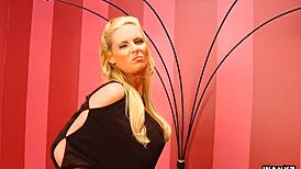 i'm choking phoenix marie while she gags on my cock and gets a load of jizz