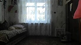 Intriguing Webcam Show with Russian Striptease Action