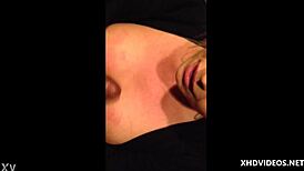 Blonde Amateur Milf Gives Blowjob with Her Big Tits