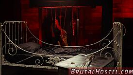 Foot Slapping Domination on Bound Teen 18+ Jade Jantzen in Extreme BDSM