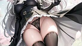 AI Illustration 10 Showcases Stunning Anime Big Tits