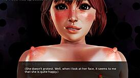 Older step sister teases you in porn game