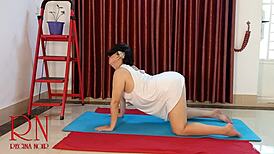 i’m so into nude yoga with regina noir, oops!