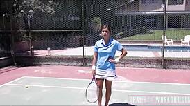 Petite 18+ Teen With Big Natural Tits Gets Fucked By Athletic Coach's Big Cock.