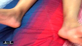 Cute Student with Sweaty and Stinky Feet Extreme Foot Fetish