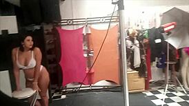 sarah rosa, wanna see her big tits and ass in this horny photo shoot exchange?