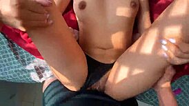 Hermosa latina with big ass. enjoys time with her stepfather