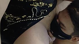 I got my sexy housewife pounded by a thick cock in our homemade clip