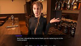 i'm on date with lena at nudist school part 9