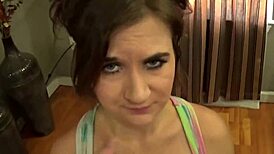 Amateur Slut Gags Deep With Vibrator