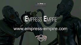 cheyenne de muriel screams in hospital bdsm with mistress, bound in latex