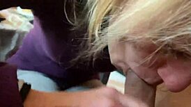 Cum in mouht - blowjob