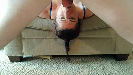 Amateur wife gagging on face fucking and hardcore facials compilation