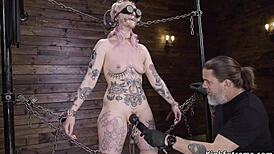 Alt Beauty Sub Tormented and Bound in Hardcore Devices