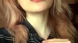 A Sweet Figure of Tattooed Beauty Caught on Cam