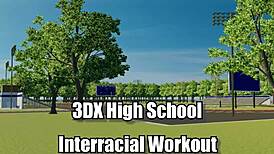 Interracial Group Blowjob and Deepthroat Workout