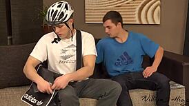 I spread my legs for gay courier sex as top only