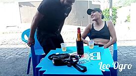 I got that drunk crossdresser horny and fucked her pussy