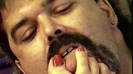 Cailleach Mara gives a wild FOOTJOB and SQUIRTS after worship fuck