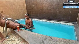 my tattooed teen lover sucked me off on the stairs during our amateur massage